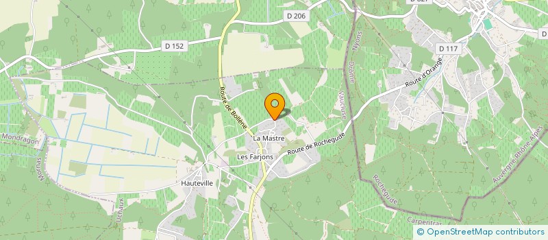 localisation de l'entreprise PARELEC  ORANGE