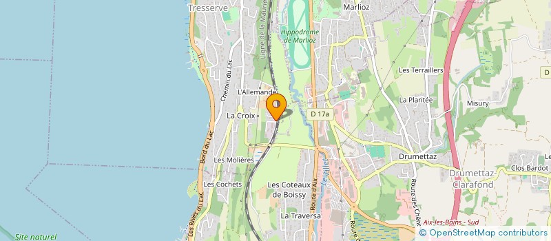 localisation de l'entreprise PARELIS à TRESSERVE