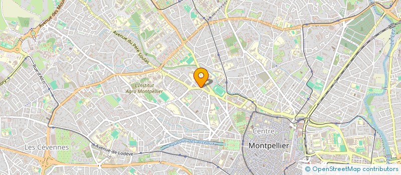 localisation de l'entreprise PARELOUP HOLDING à MONTPELLIER