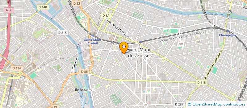 localisation de l'entreprise PAREME à SAINT-MAUR-DES-FOSSES