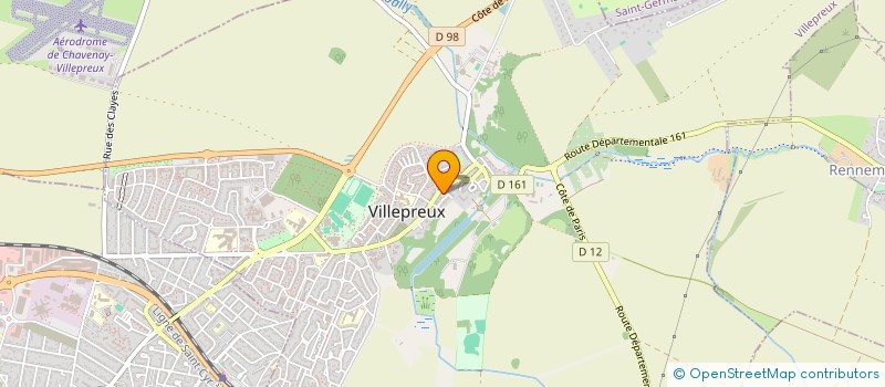 localisation de l'entreprise PAREMILE IMMOBILIER  VILLEPREUX