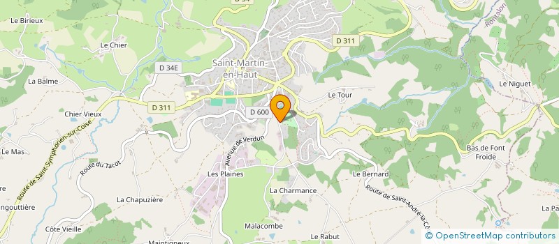 localisation de l'entreprise PAREMOI  SAINT-MARTIN-EN-HAUT