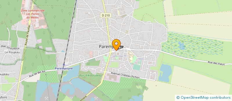 localisation de l'entreprise PAREMPUYRE BAT  PAREMPUYRE