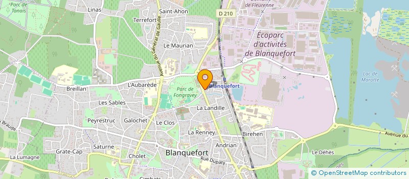 localisation de l'entreprise PAREMPUYRE SERVICES AUTOS  PAREMPUYRE