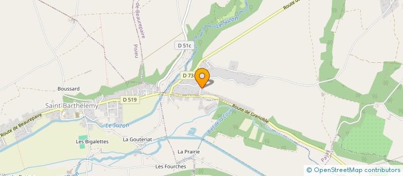 localisation de l'entreprise PAREN'THESE DE BONHEUR  PAJAY