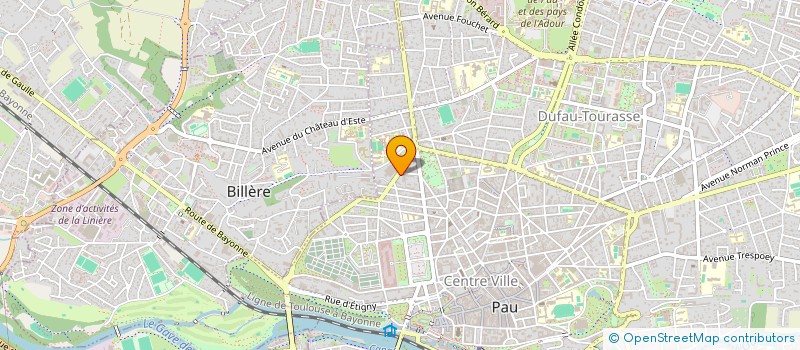 localisation de l'entreprise PARENT ELEVE IMMAC CONCEPTION à PAU