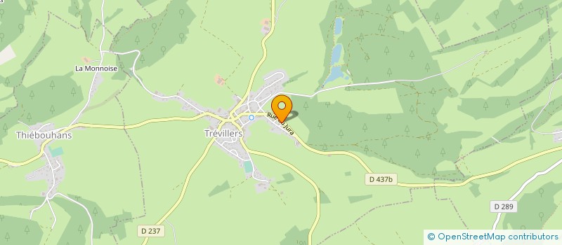 localisation de l'entreprise PARENT ET FILS à TREVILLERS