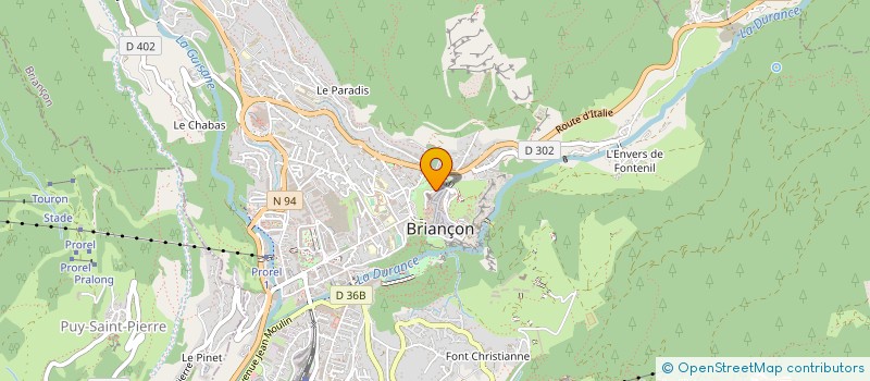 localisation de l'entreprise PARENT FLAVIEN à BRIANCON