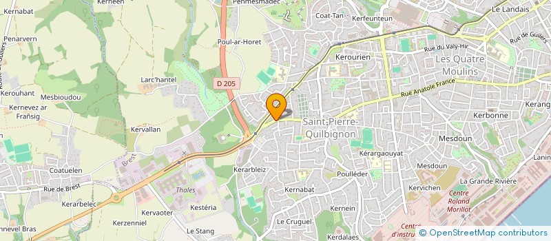 localisation de l'entreprise PARENT THIERRY à BREST