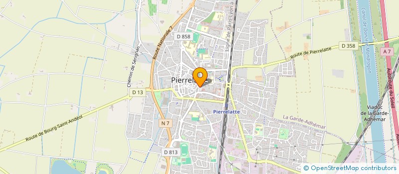 localisation de l'entreprise 'PARENTAISE' à PIERRELATTE