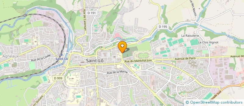 localisation de l'entreprise PARENTALI'THE 50  SAINT-LO