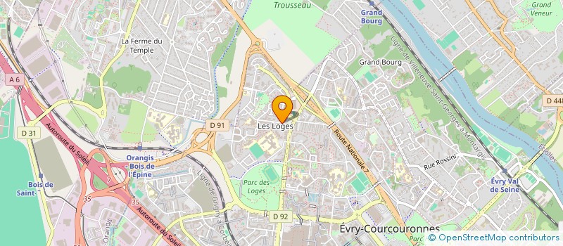localisation de l'entreprise PARENTALITE DOUCE à EVRY-COURCOURONNES