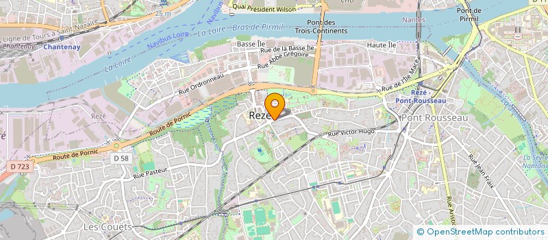 localisation de l'entreprise PARENTEASY à REZE