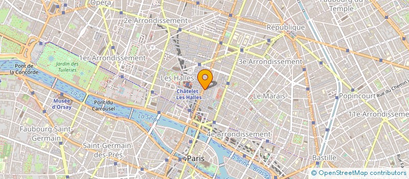 localisation de l'entreprise PARENTEM à PARIS