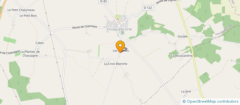localisation de l'entreprise PARENTEO SERVICES CHARENTE à FOUQUEBRUNE