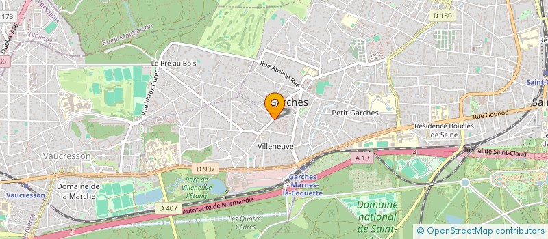 localisation de l'entreprise PARENTHESE 229 à GARCHES