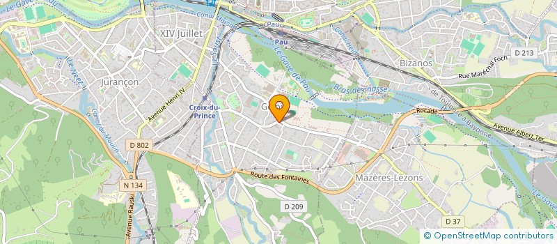 localisation de l'entreprise PARENTHESE à GELOS