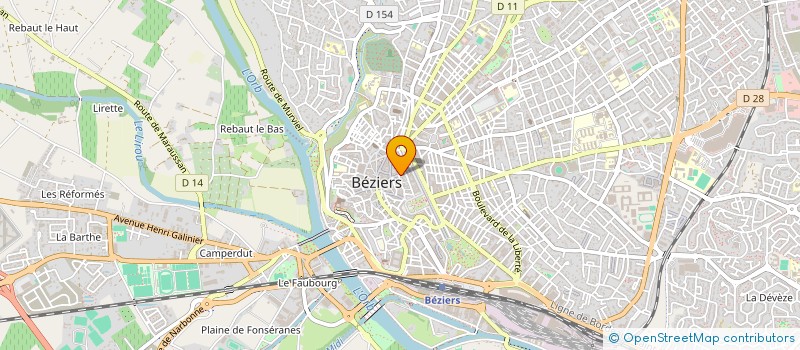 localisation de l'entreprise PARENTHESE à BEZIERS
