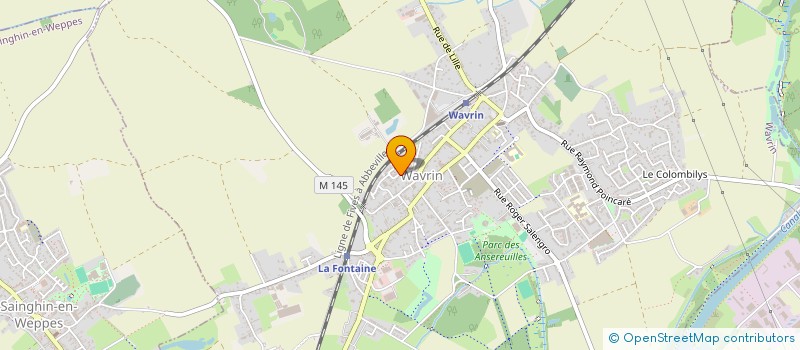 localisation de l'entreprise PARENTHESE 64  WAVRIN