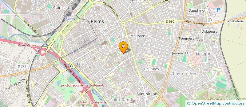 localisation de l'entreprise PARENTHESE  REIMS