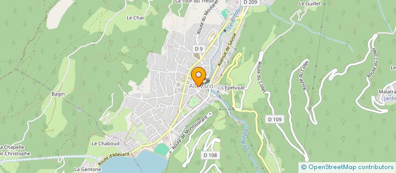 localisation de l'entreprise PARENTHESE  ALLEVARD