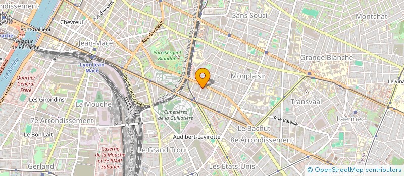 localisation de l'entreprise PARENTHESE AUDIOVISUELLE  LYON