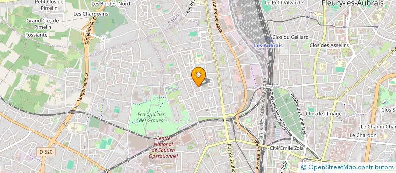 localisation de l'entreprise PARENTHESE BALLET FORM DANSE ET ARTS à ORLEANS
