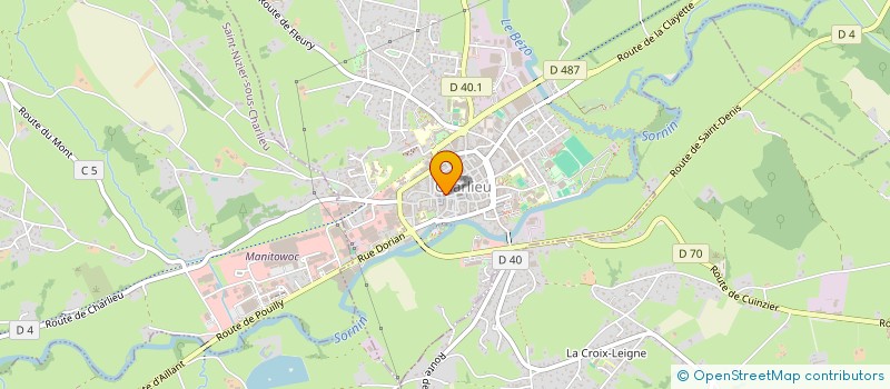 localisation de l'entreprise PARENTHESE CAFE & CO  CHARLIEU