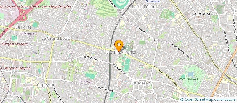 localisation de l'entreprise PARENTHESE CHIC à BORDEAUX