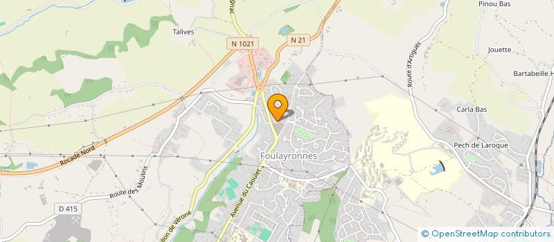 localisation de l'entreprise PARENTHESE ENFANTS  FOULAYRONNES