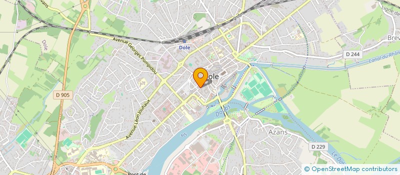 localisation de l'entreprise PARENTHESE EURL à DOLE