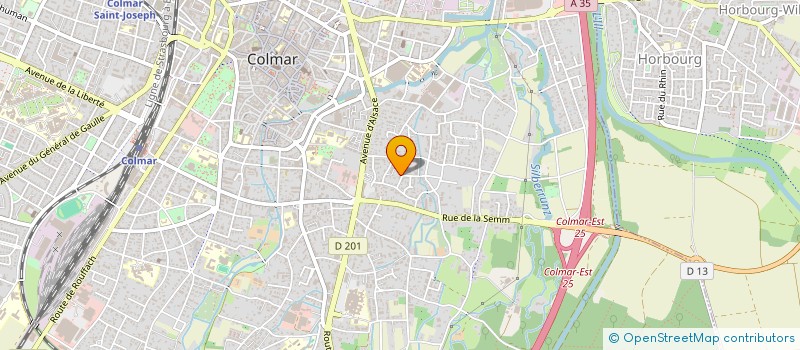 localisation de l'entreprise PARENTHESE MARCHE NORDIQUE  COLMAR