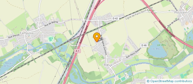 localisation de l'entreprise PARENTHESE PAYSAGE  RUX