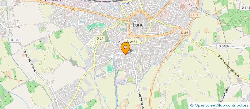 localisation de l'entreprise PARENTHESE RE'CREATIVE à LUNEL