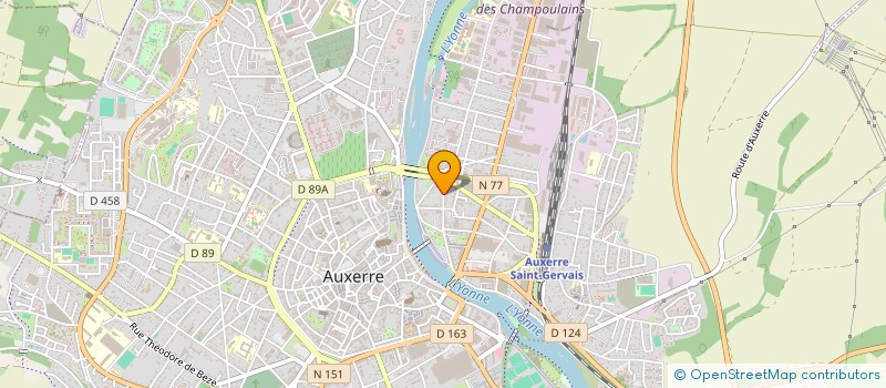 localisation de l'entreprise PARENTHESE SANTE FRANCE à AUXERRE