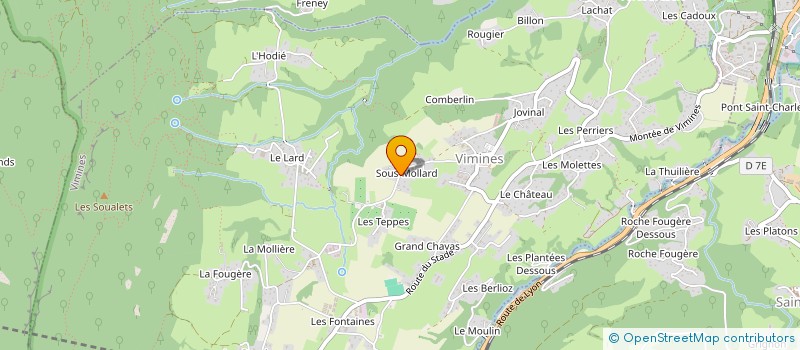 localisation de l'entreprise PARENTHESE SAVOIE  VIMINES