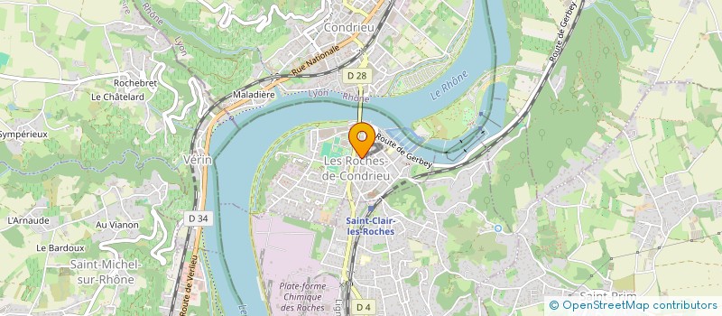localisation de l'entreprise PARENTHESE SOPHRO à SAINT-CLAIR-DU-RHONE