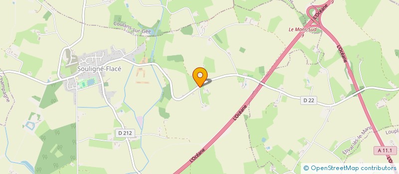 localisation de l'entreprise PARENTHESE VEGETALE  VOIVRES-LES-LE-MANS