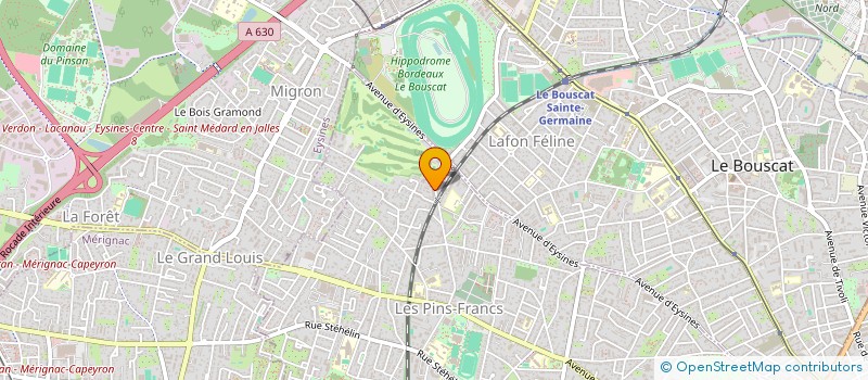 localisation de l'entreprise PARENTHESE YOGA BORDEAUX  BORDEAUX