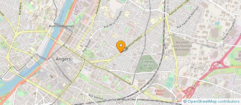 localisation de l'entreprise PARENTHESE49 à ANGERS