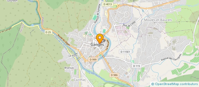 localisation de l'entreprise PARENTHESES  GANGES