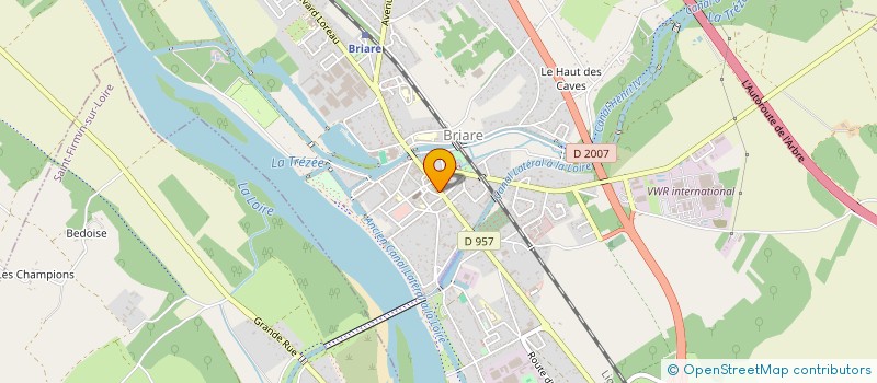localisation de l'entreprise PARENTHESES à BRIARE