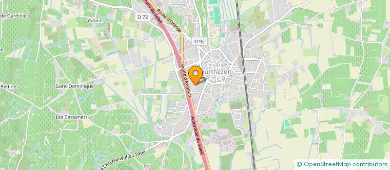 localisation de l'entreprise PARENTHESES  COURTHEZON