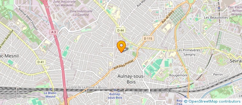 localisation de l'entreprise PARENTHESES AULNAY à AULNAY-SOUS-BOIS