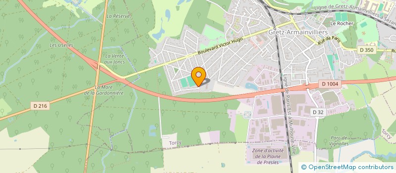 localisation de l'entreprise PARENTS AUTONOMES DE GRETZ ET DES ENVIRONS SOLIDAIRES  GRETZ-ARMAINVILLIERS