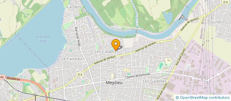 localisation de l'entreprise PARENTS AUTONOMES DES CALABRES  MEYZIEU