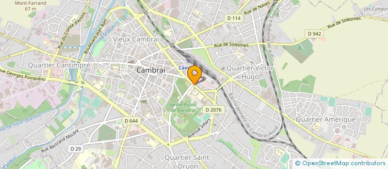 localisation de l'entreprise PARENTS CATHOLIQUES DE LYCEENS  CAMBRAI