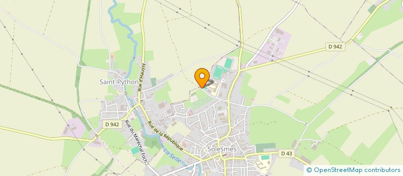 localisation de l'entreprise PARENTS D'ELEVES COLLEGE ST EXUPERY à SOLESMES