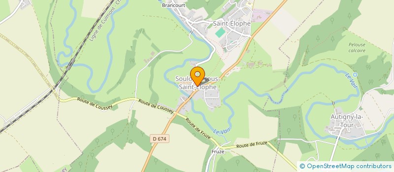 localisation de l'entreprise PARENTS D'ELEVES DE L'ECOLE COUSSEY  COUSSEY