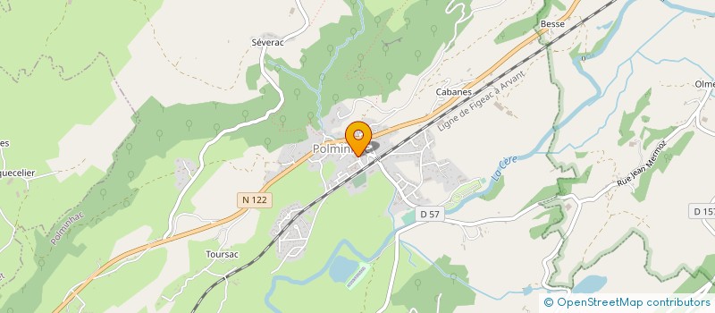 localisation de l'entreprise PARENTS D ELEVES DE L ECOLE DE RAULHAC à RAULHAC